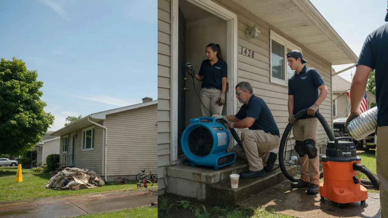 Water Damage Restoration in Coats, KS near me